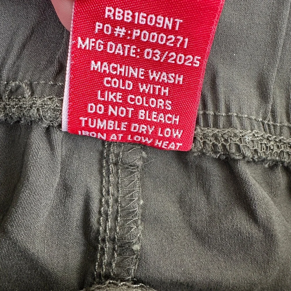 Ring of Fire Jogger Pants Boys 14 Green Los Angeles GOAT Cargo RBB1609NT Stretch